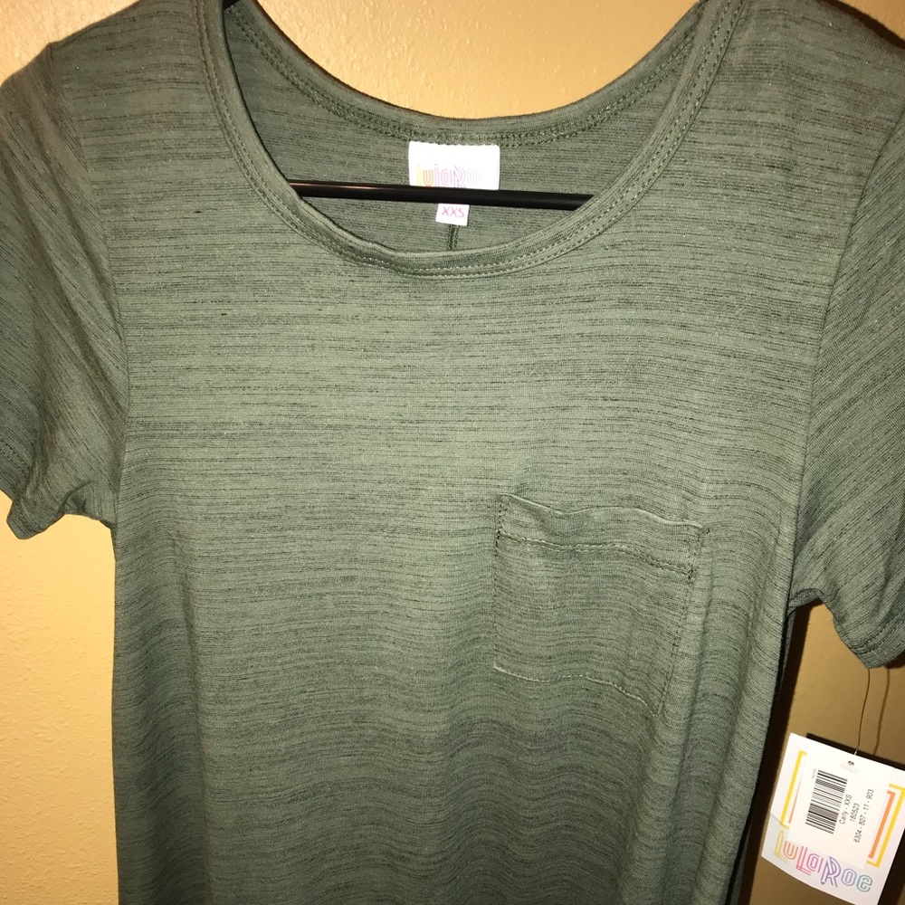 Xxs Carly heathered olive green